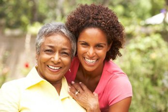 African American women with healthy bright smile